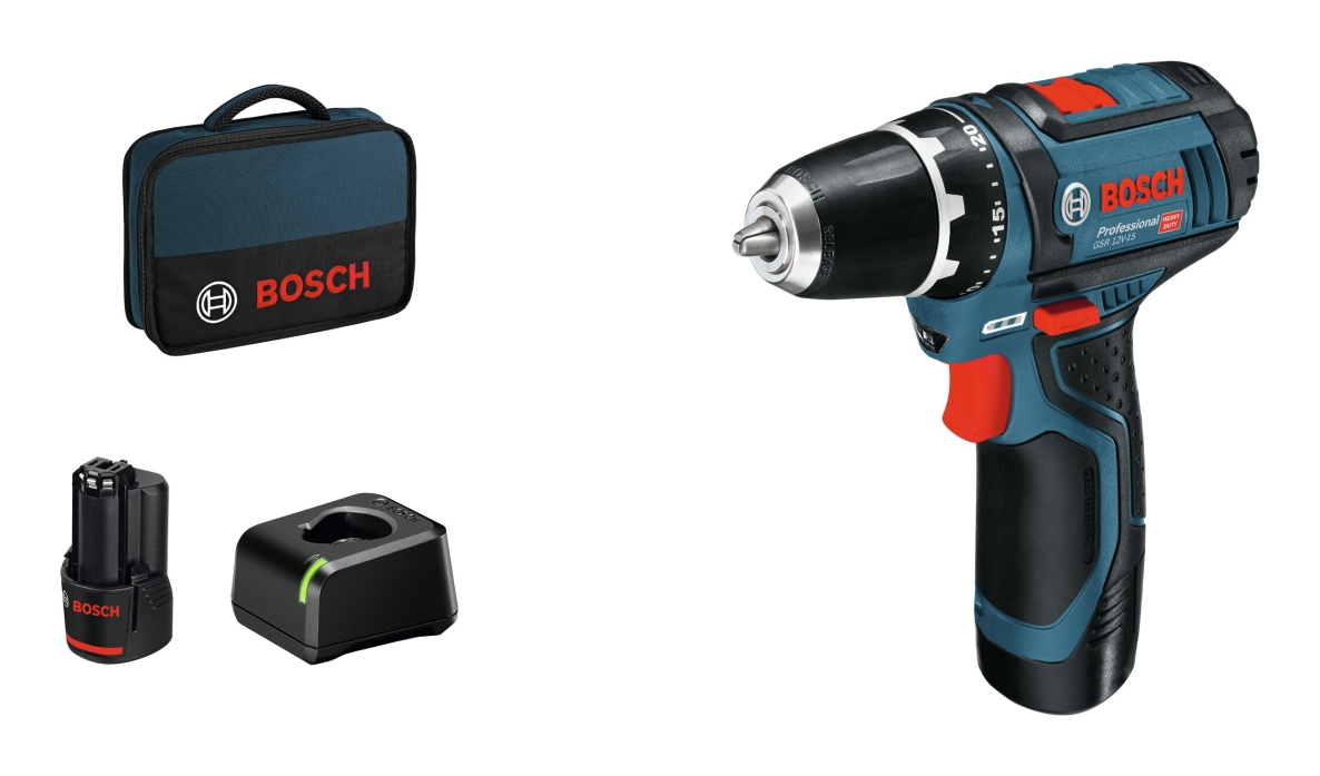 Bosch Bleu 060186810F Perceuse-visseuse GSR 12V-15 2Ah