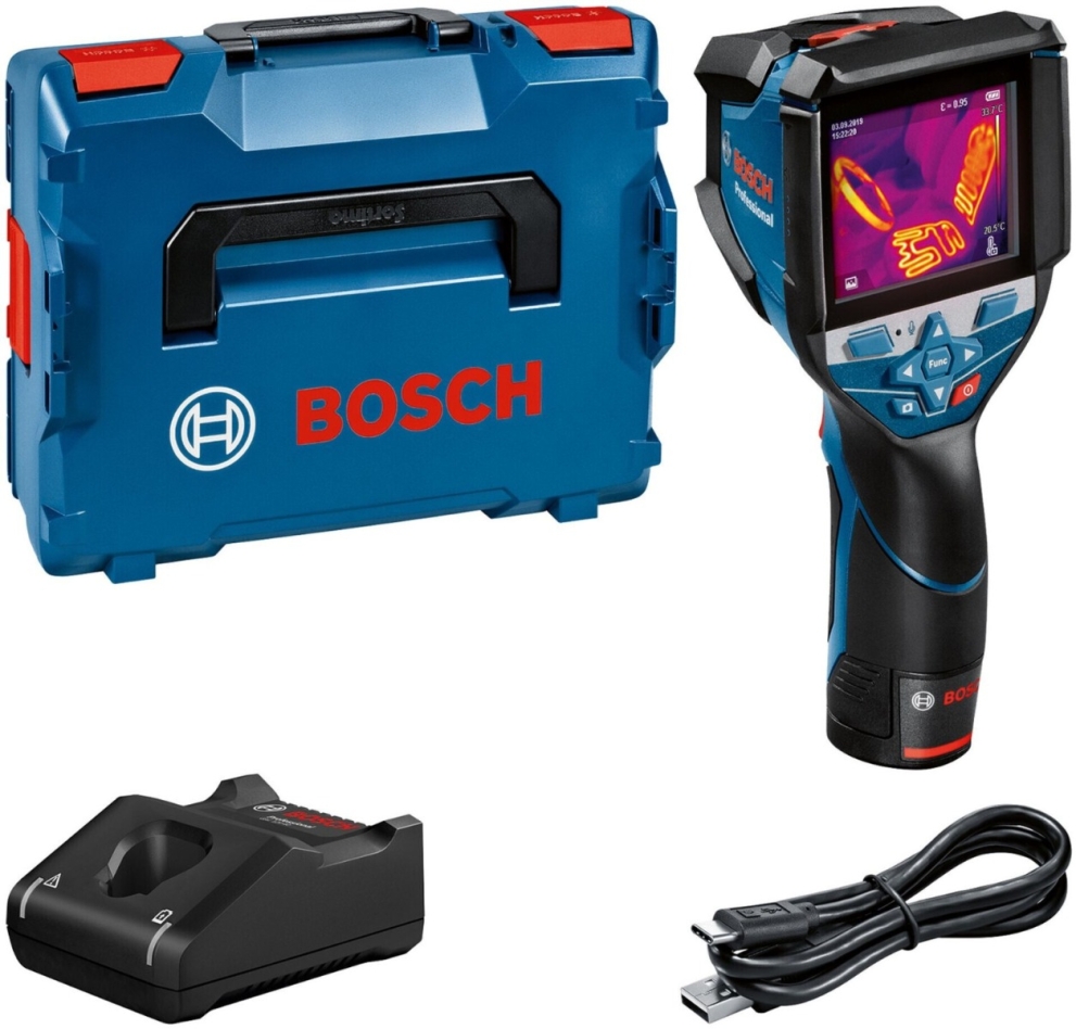 Bosch Bleu 0601083500 GTC 600 C Imageur thermique professionnel 12V 2.0Ah Li-ion