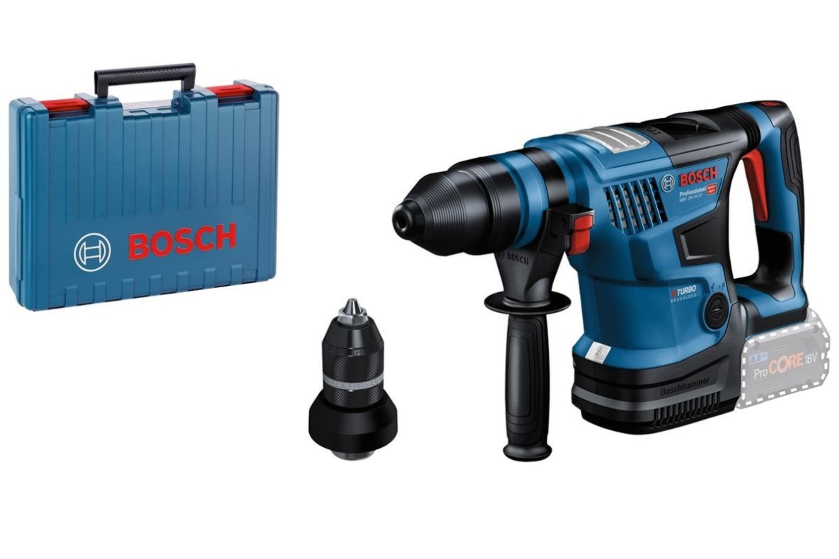 Bosch Bleu 0611914001 GBH 18V-34 CF Marteau professionnel sans fil SDS-Plus 5.8J 18 Volt sans batteries ni chargeur