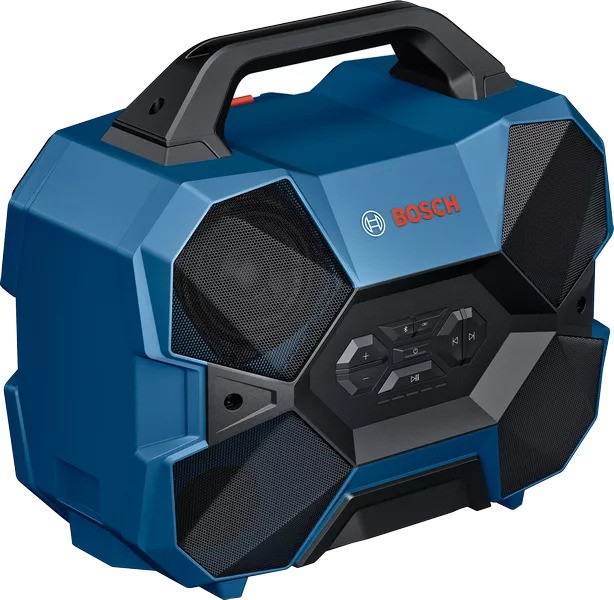 Bosch Bleu 06014A6000 GPB 18V-6 C Enceinte professionnelle Bluetooth 18V hors batteries et chargeur
