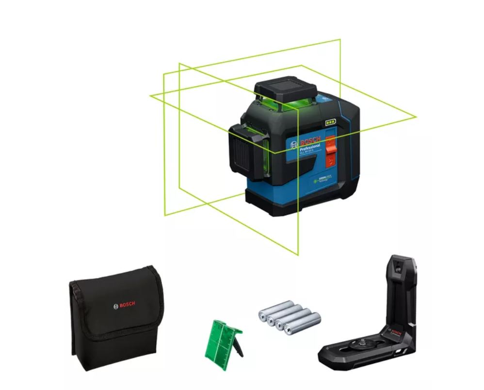 Bosch Bleu 0601065500 GLL 80-33 G Professional Cross Line Laser