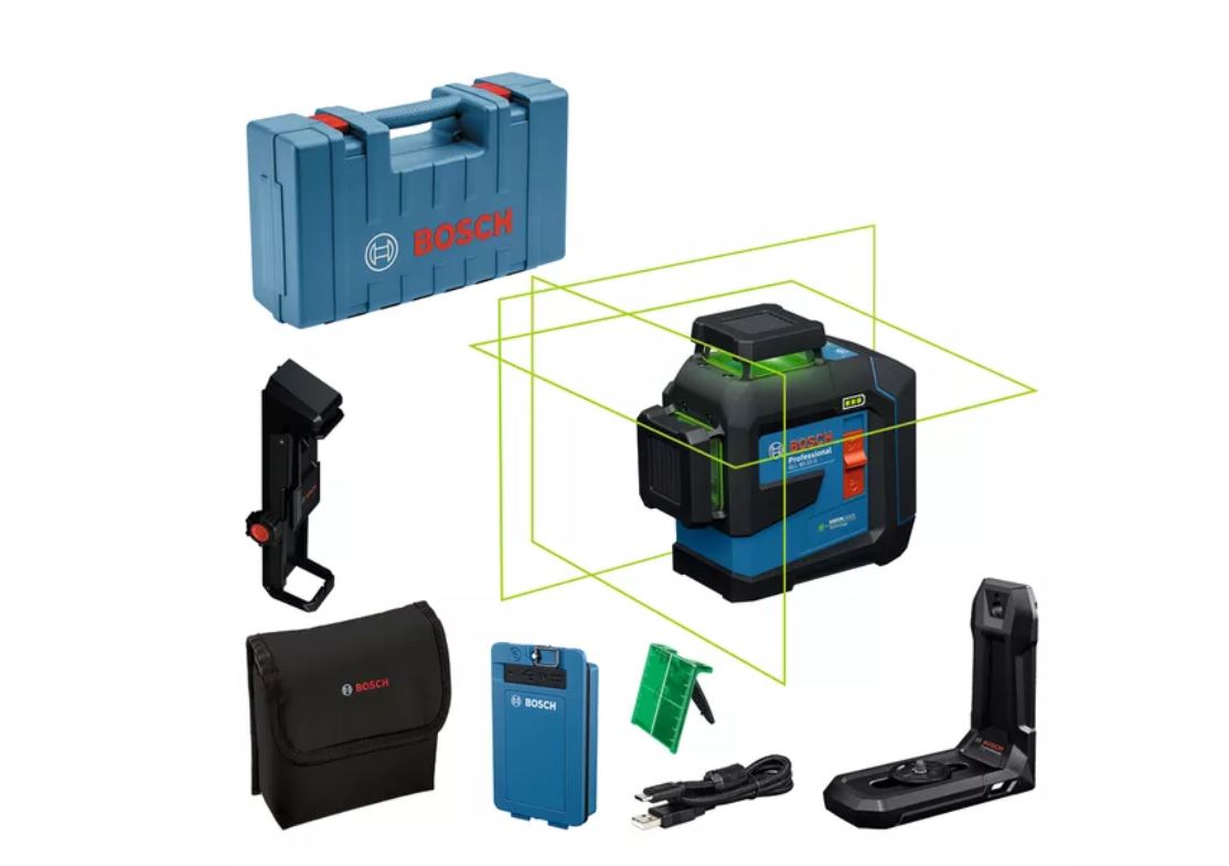 Bosch Bleu 0601065501 GLL 80-33 G Professional Cross Line Laser en mallette