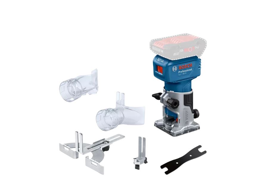 Bosch Bleu 06016C6000 GLF 18V-8 Affleureuse professionnelle sans fil 18V hors batteries et chargeur