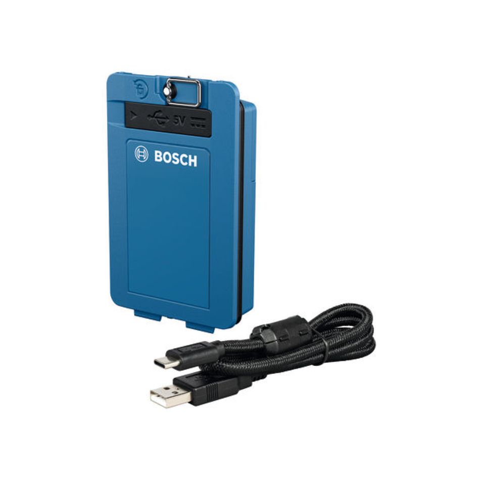 Bosch Bleu Accessoires 1600A031FZ Batterie BA 3.7V 3.0Ah XL Li-Ion Câble USB-A vers USB-C