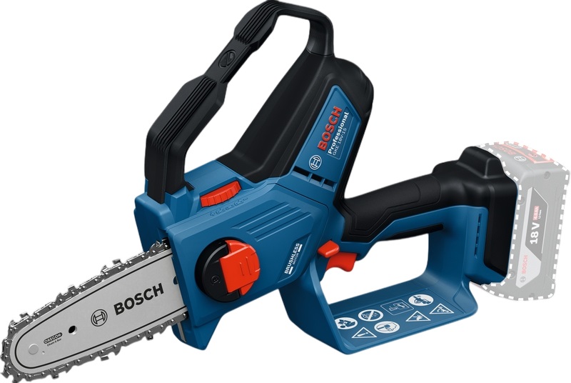 Bosch Bleu 06008D7000 Scie d'élagage sans fil GKE 18V-15 excl. batteries et chargeur
