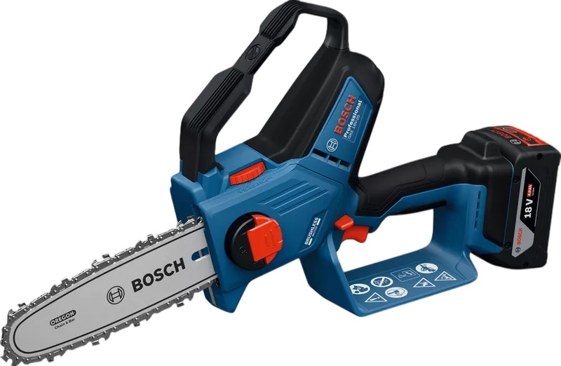 Bosch Bleu 06008D7100 Scie d'élagage sans fil GKE 18V-20 excl. batteries et chargeur en boîte