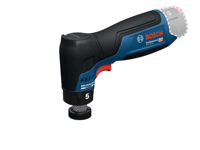 Bosch Bleu 06019L2003 GEX12V-32 ponceuse excentrique sans fil sans batterie et chargeur avec 2 tampons d'appui