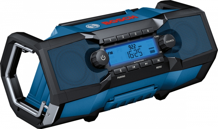 Bosch Bleu 06014A3000 GPB 18V-2 C Radio professionnelle de chantier 18V sans batterie ni chargeur