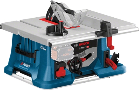 Bosch Bleu 0601B44000 GTS 18V-216 Professional Accu Table Saw 216MM 18V excl. batteries et chargeur