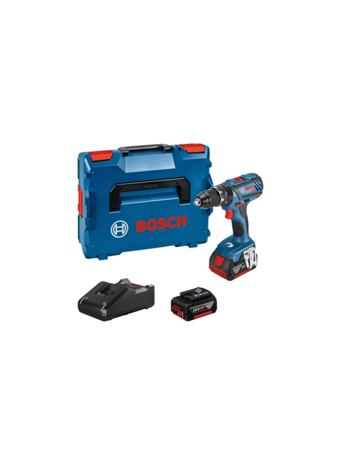 Bosch Bleu 06019H400C GSB 18V-28 Marteau perforateur sans fil 18V 4.0Ah Li-Ion en L-Boxx