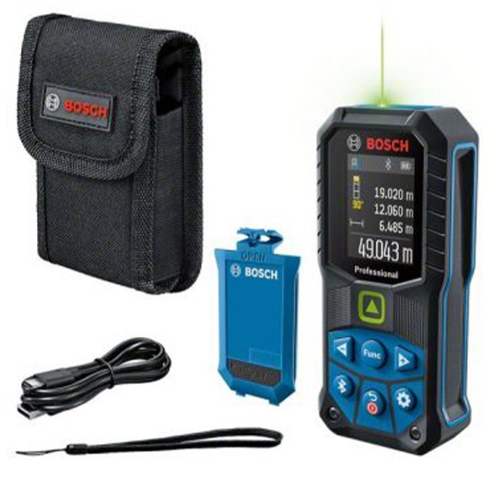 Bosch Bleu 0601072U01 Télémètre laser GLM 50-27 CG Batterie rechargeable