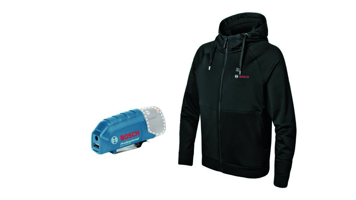 Bosch Bleu 06188000EV GHH 12+18V XA 3XL Batterie Cagoule chauffante excl. batteries et chargeur