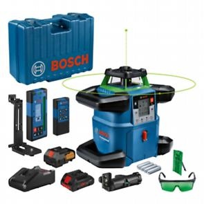 Bosch Bleu 0601061V00 GRL 650 CHVG Laser Rotatif Professionnel Vert 18V 4.0Ah ProCore
