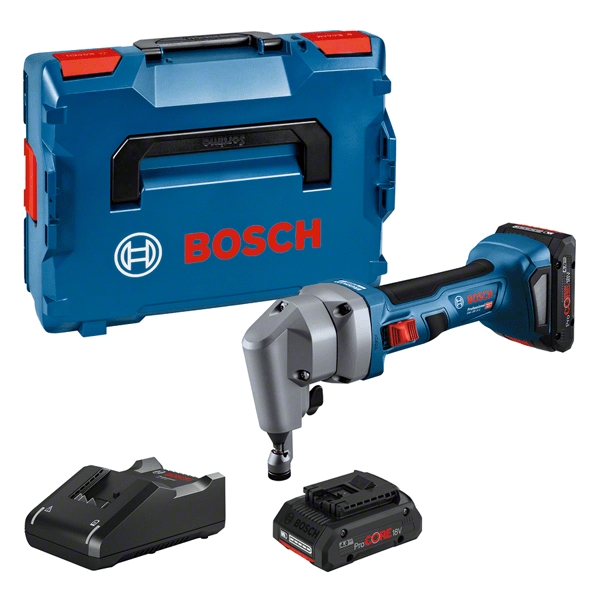 Bosch Bleu 0601529601 GNA 18V-16 E Ciseaux à onglets sans fil 18V ProCore 4.0Ah Li-Ion