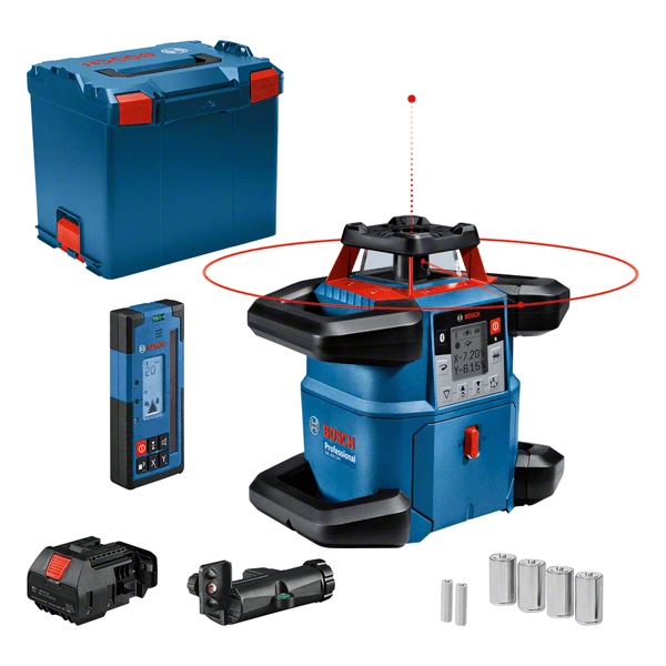 Bosch Bleu 0601061F01 GRL 600 CHV Laser de rotation professionnel