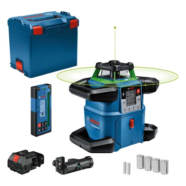 Bosch Bleu 0601061V01 GRL 650 CHVG Laser Rotation Professionnel Vert