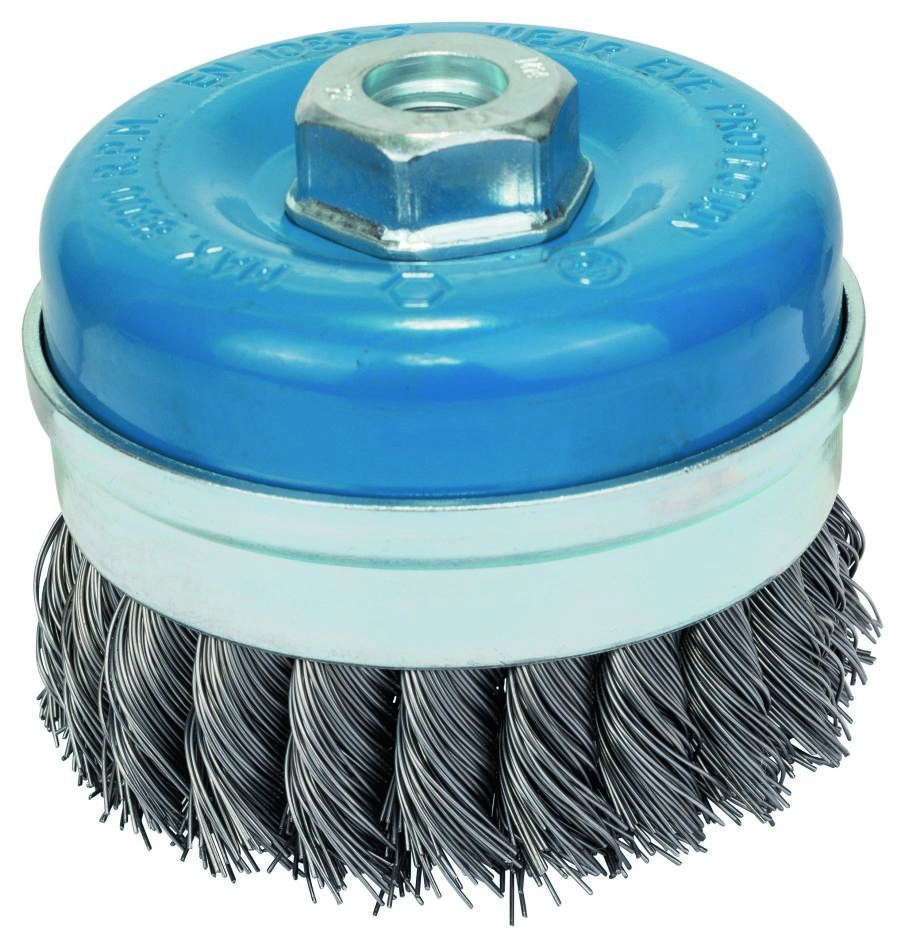 Bosch Bleu Accessoires 1608614001 Brosse métallique 90 mm, tressée M14