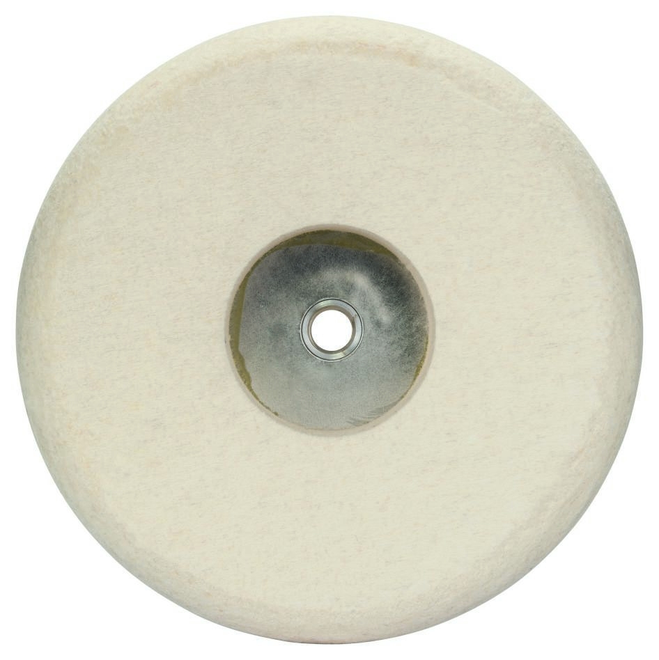 Bosch Bleu Accessoires 1608612002 Roue de polissage en feutre avec filetage 14 180 mm