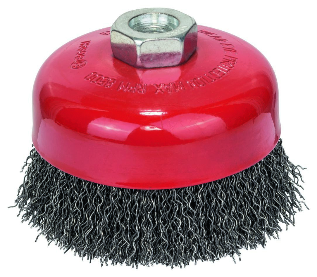 Bosch Bleu Accessoires 1608614011 Brosse métallique 100 mm ondulée M14