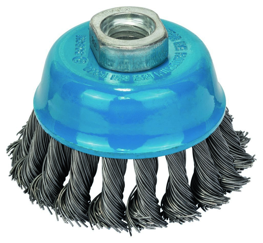 Bosch Bleu Accessoires 1608622029 Brosse métallique 75 mm, tressée M14