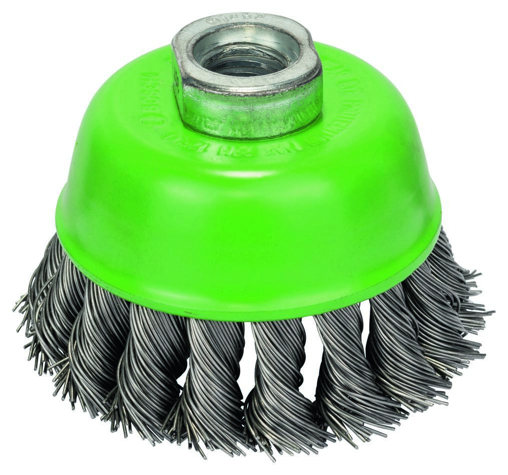 Bosch Bleu Accessoires 2608622060 Brosse métallique 75 mm INOX tressé M14