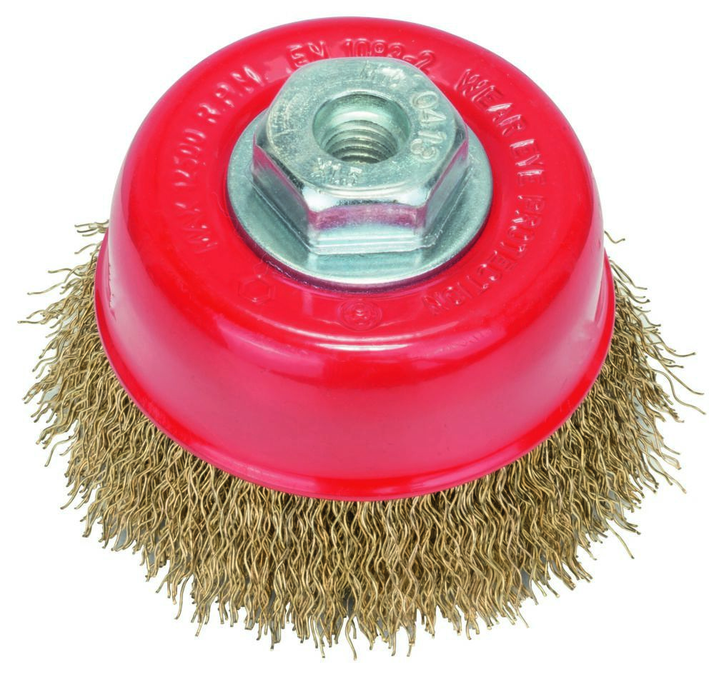 Bosch Bleu Accessoires 2608622062 Brosse à godet 75x0,3 mm, M10 Acier
