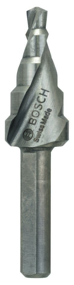 Bosch Bleu Accessoires 2608597518 Forets étagés HSS 4-12 mm à queue 3 cannelures