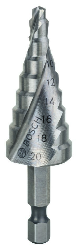 Bosch Bleu Accessoires 2608597524 Foret étagé HSS 4-20 mm hexagone