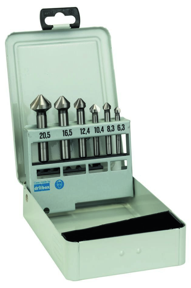 Bosch Bleu Accessoires 2608597527 Jeu de forets pour fraises 6 pièces à queue cylindrique