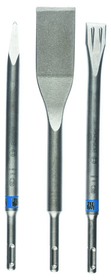 Bosch Bleu Accessoires 2607019159 Jeu de ciseaux 3 pièces SDS-plus