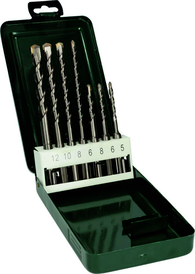 Bosch Bleu Accessoires 2609255543 Jeu d'embouts de marteau SDS-plus 5/5,5/6/7/8mm 7 pièces