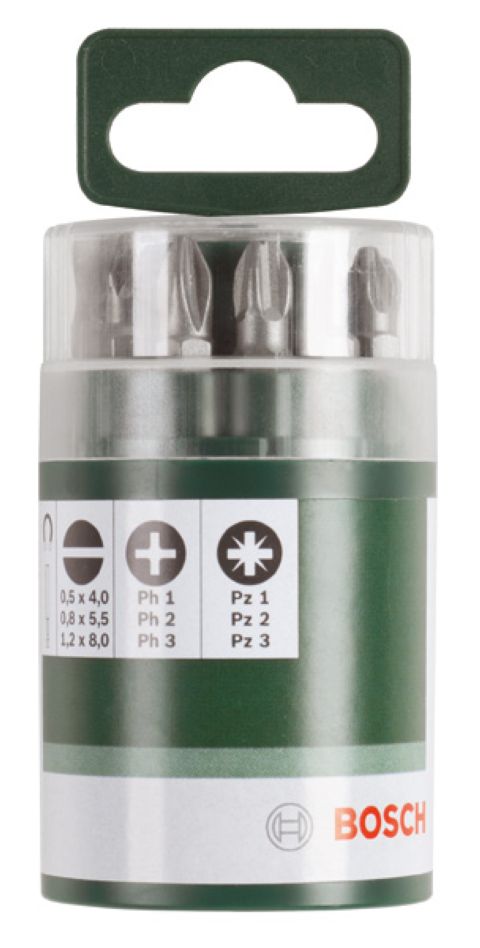 Bosch Bleu Accessoires 2609255976 Jeu d'embouts de longueur standard 25mm Torx 10 pièces