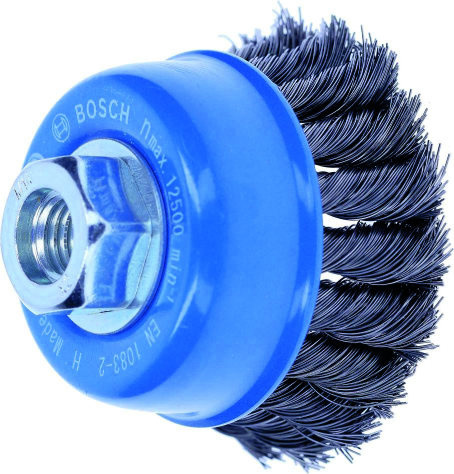 Bosch Bleu Accessoires 2608622099 Brosse métallique 65 mm, tressée M14