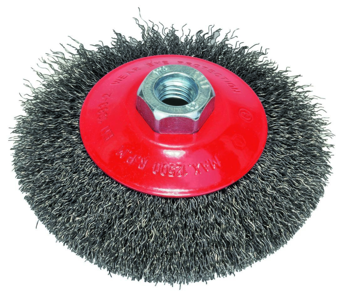 Bosch Bleu Accessoires 2608622101 Brosse conique 115 mm ondulée M14