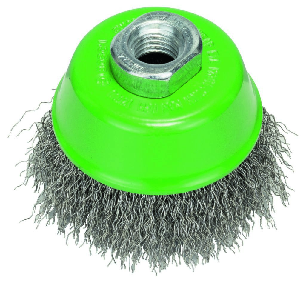 Bosch Bleu Accessoires 2608622102 Brosse métallique 75 mm INOX ondulé M14