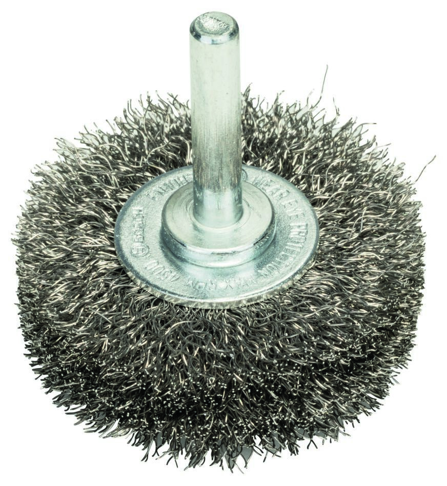 Bosch Bleu Accessoires 2608622120 Brosse à disques 50 mm ondulée tige de 6 mm Inox