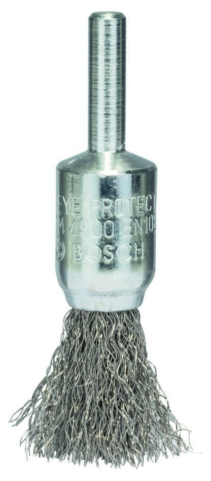 Bosch Bleu Accessoires 2608622126 Brosse 15 mm ondulée tige 6 mm Inox