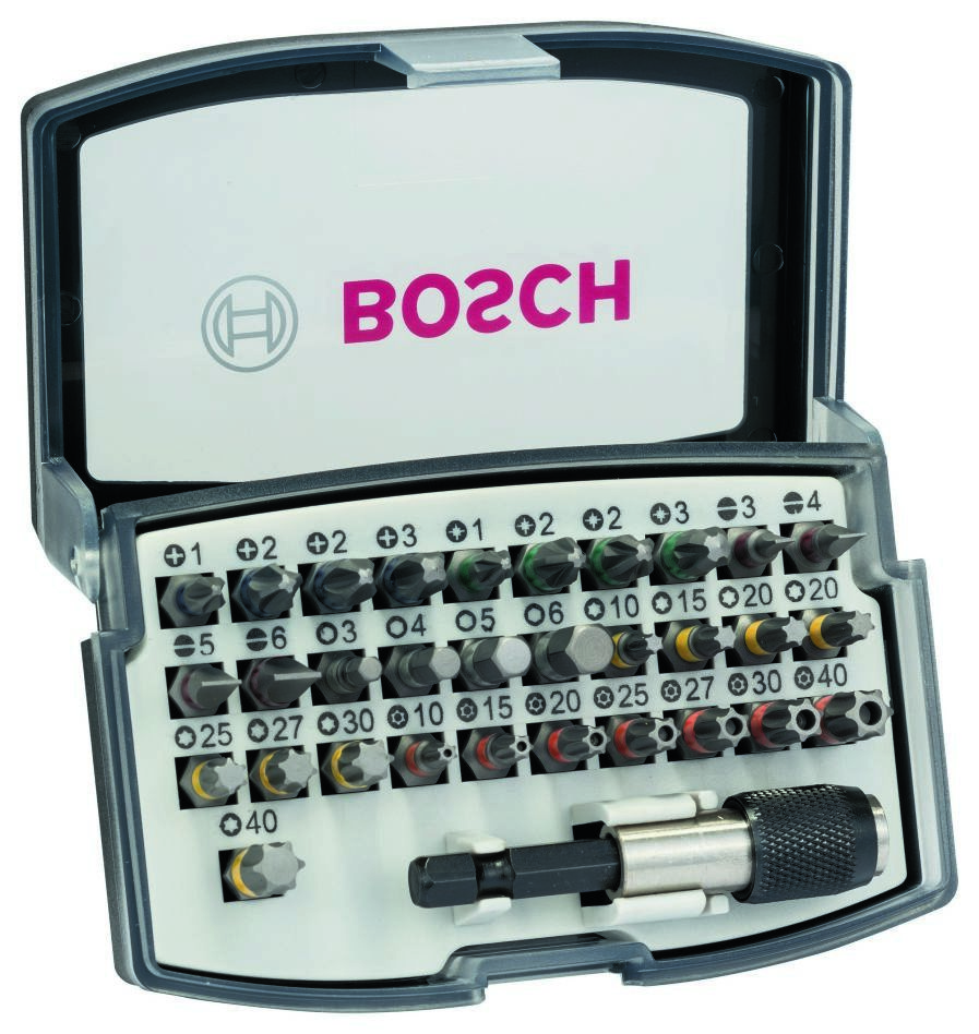 Bosch Bleu Accessoires 2607017319 Jeu d''embouts de vis 32 pièces