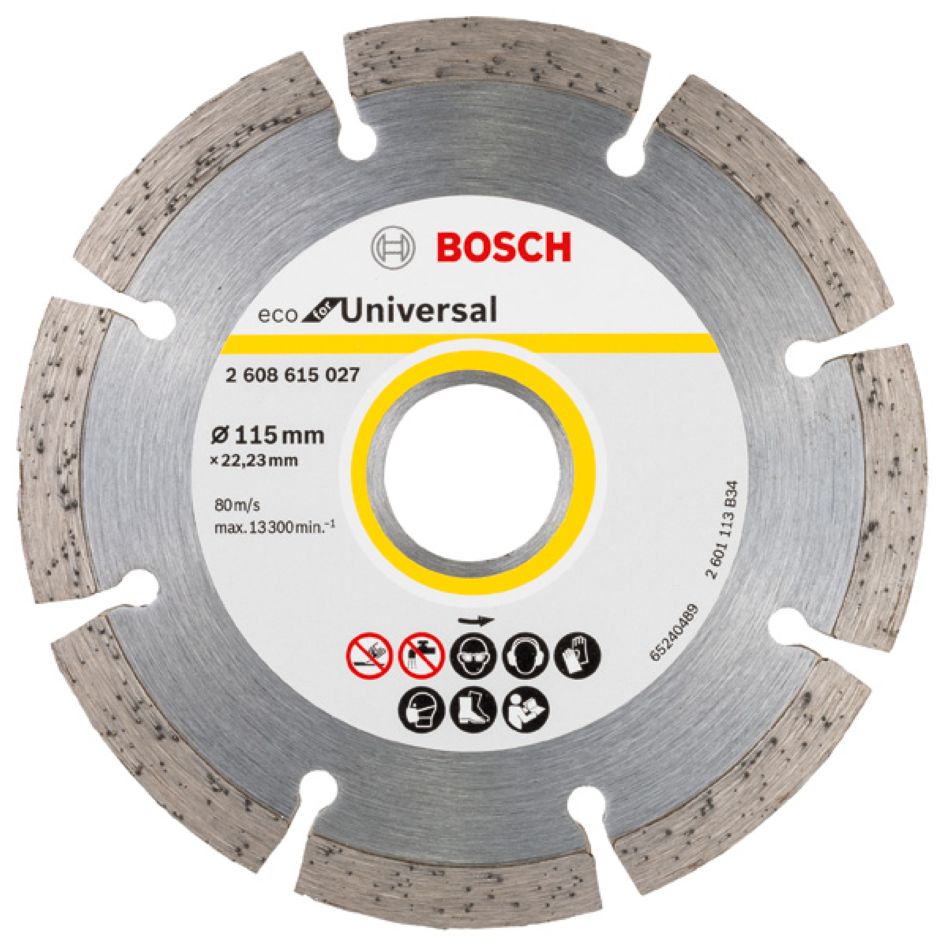 Bosch Bleu Accessoires 2608615027 Disque diamant&eacute; Universal Bosch Line 115x22,23x2x7