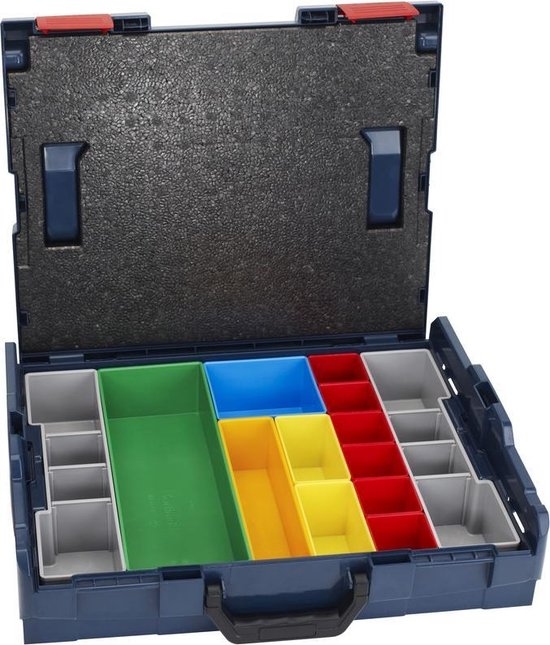 Bosch Bleu Accessoires 1600A016NA Coffret de transport L-BOXX 102 + set couleur 13 pièces