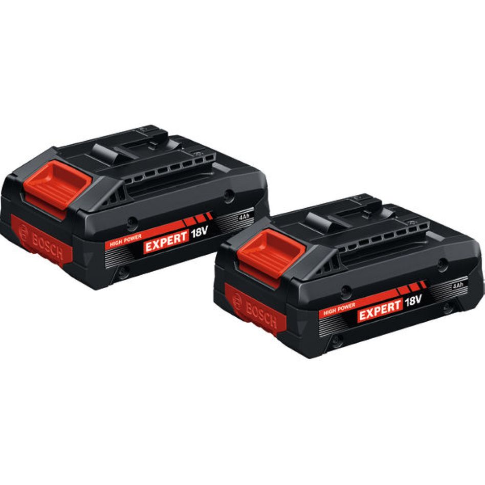 Bosch Bleu Accessoires 1600A03738 Ensemble de batteries sans fil EXBA18V-40 2x EXBA18V-40 en boîte