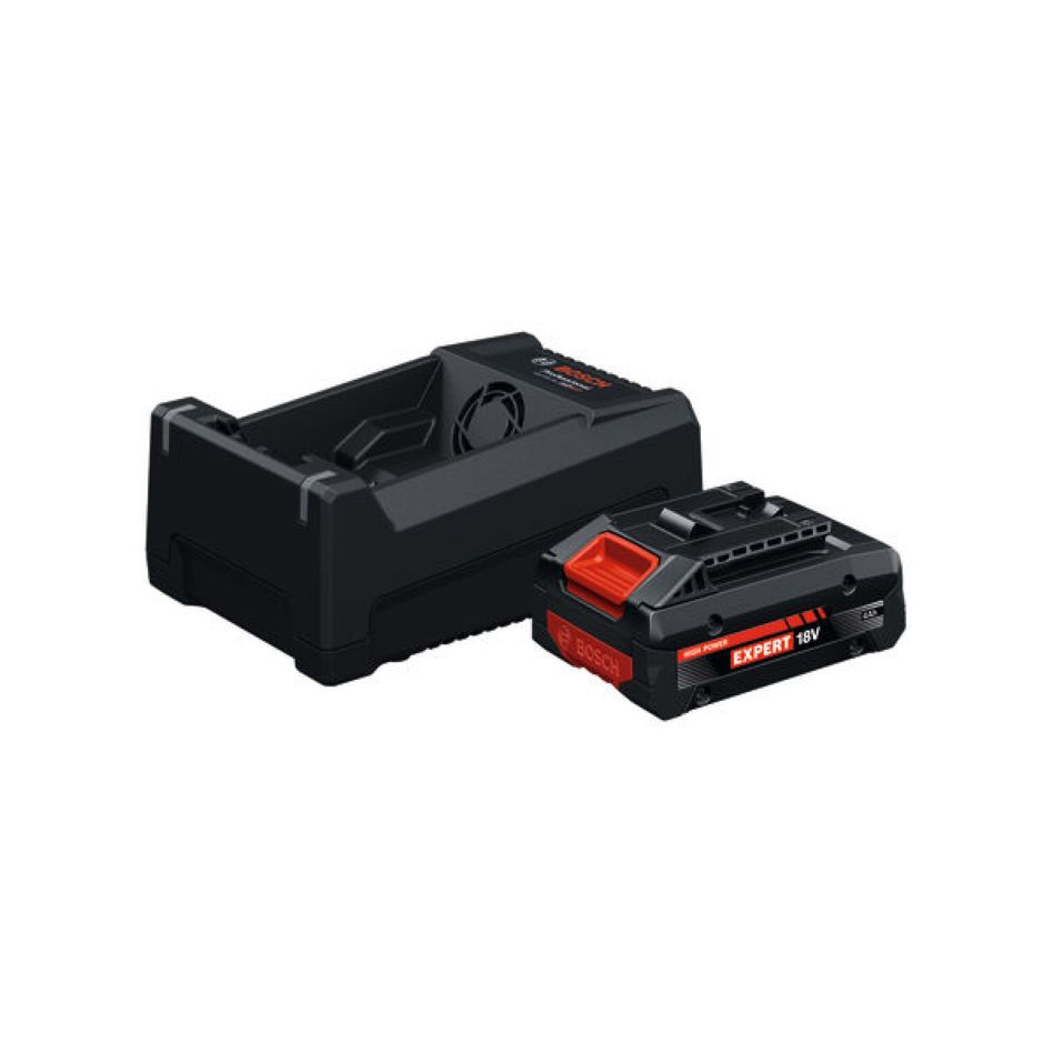 Bosch Bleu Accessoires 1600A0373M EXBA18V-40 Battery Starter Set 1x EXBA18V-40 et chargeur GAL 12V/18V-80 en boîte