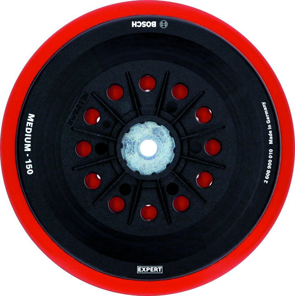 Bosch Bleu Accessoires 2608900010 Expert Tampons d''appui multi-trous pour Bosch 150 mm, mi-dur