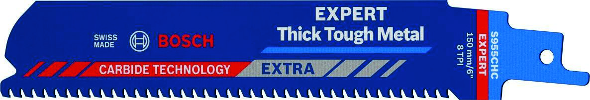 Bosch Bleu Accessoires 2608900367 Lame de scie alternative Expert "Thick Tough Metal" S 955 CHC 10 pièces