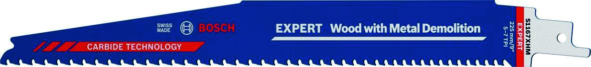 Bosch Bleu Accessoires 2608900400 Expert "Démolition du bois et du métal" S 1167 XHM lame de scie alternative 10 pièces