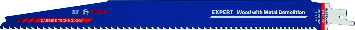 Bosch Bleu Accessoires 2608900402 Expert 'Démolition du bois et du métal' S 1267 XHM lame de scie alternative 10 pièces