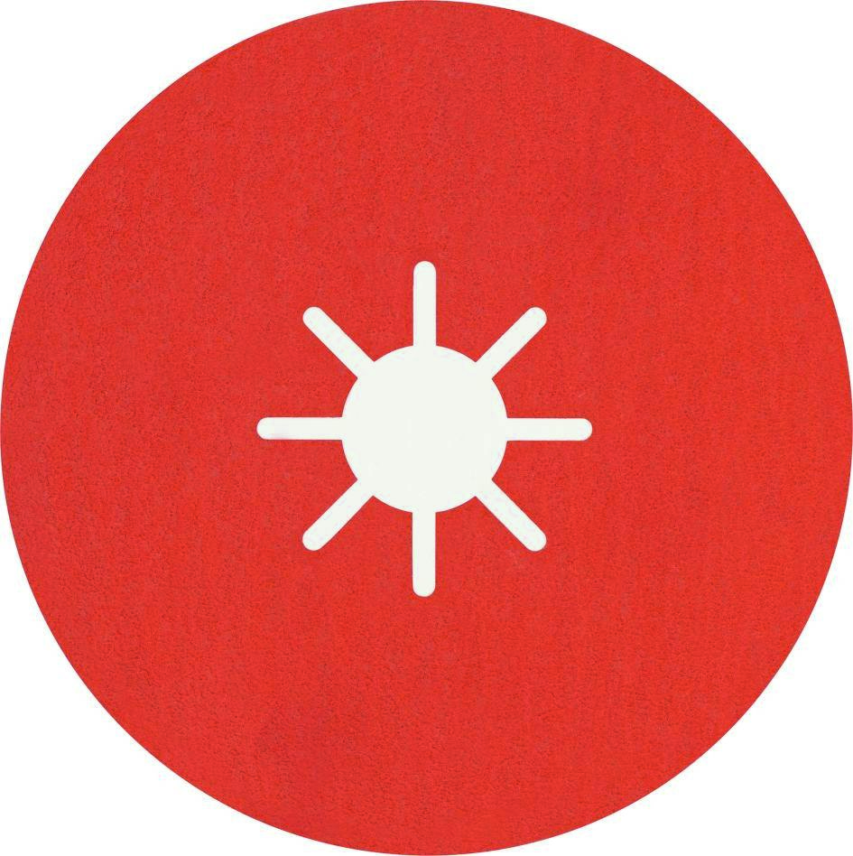 Bosch Bleu Accessoires 2608621831 Expert R782 Disque en fibre céramique prismatique 180 mm, 22,23 mm K120