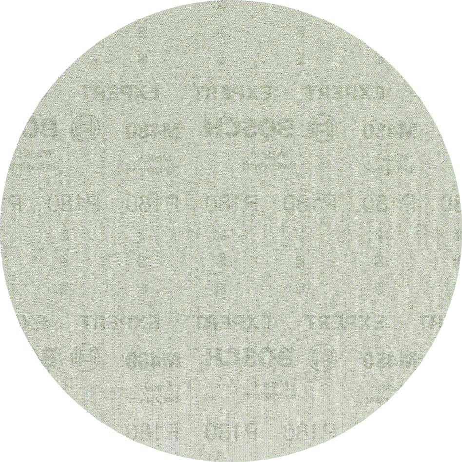 Bosch Bleu Accessoires 2608900711 Filet de ponçage Expert M480 pour ponceuses de cloisons sèches 225 mm, K180, 25 pièces