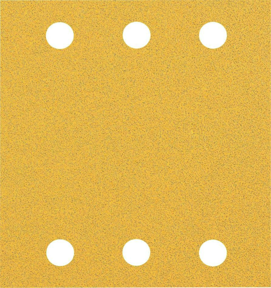 Bosch Bleu Accessoires 2608900892 Expert C470 Papier de verre à 6 trous 115 x 107 mm, K80 10 pièces