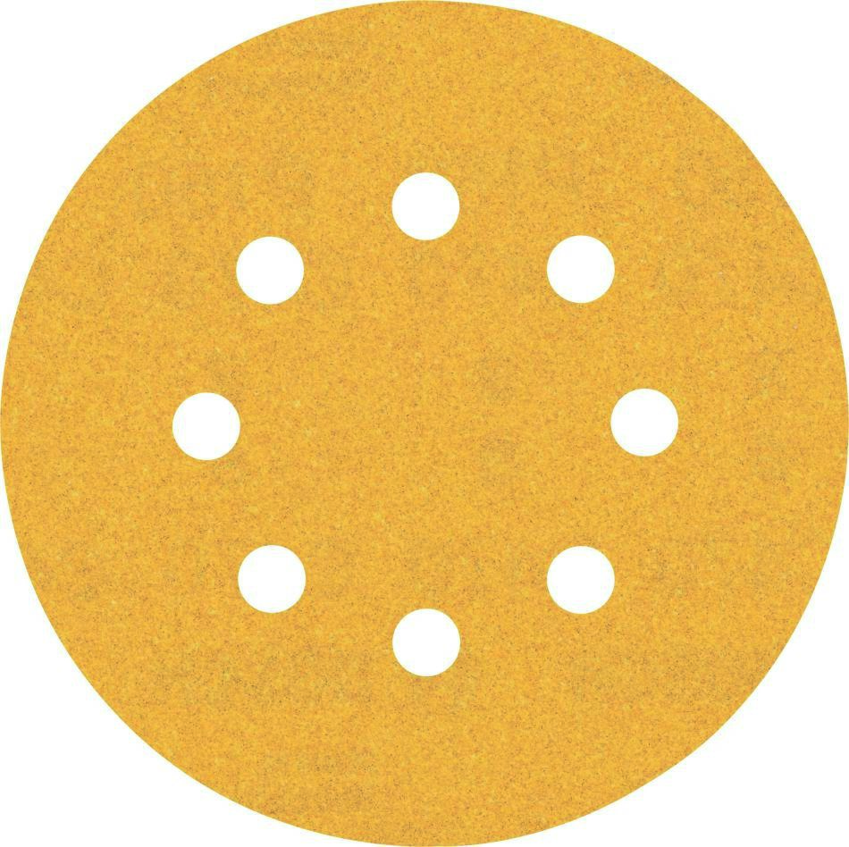 Bosch Bleu Accessoires 2608901120 Expert C470 papier abrasif avec 8 trous pour ponceuses orbitales aléatoires 125 mm, K150 50 pcs.